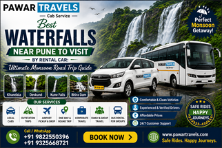 Best Waterfalls Near Pune to Visit by Rental Car and Bus | Pawar Travels