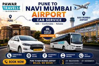 Pune to Navi Mumbai Airport Cab Service | Safe & On-Time Airport Taxi